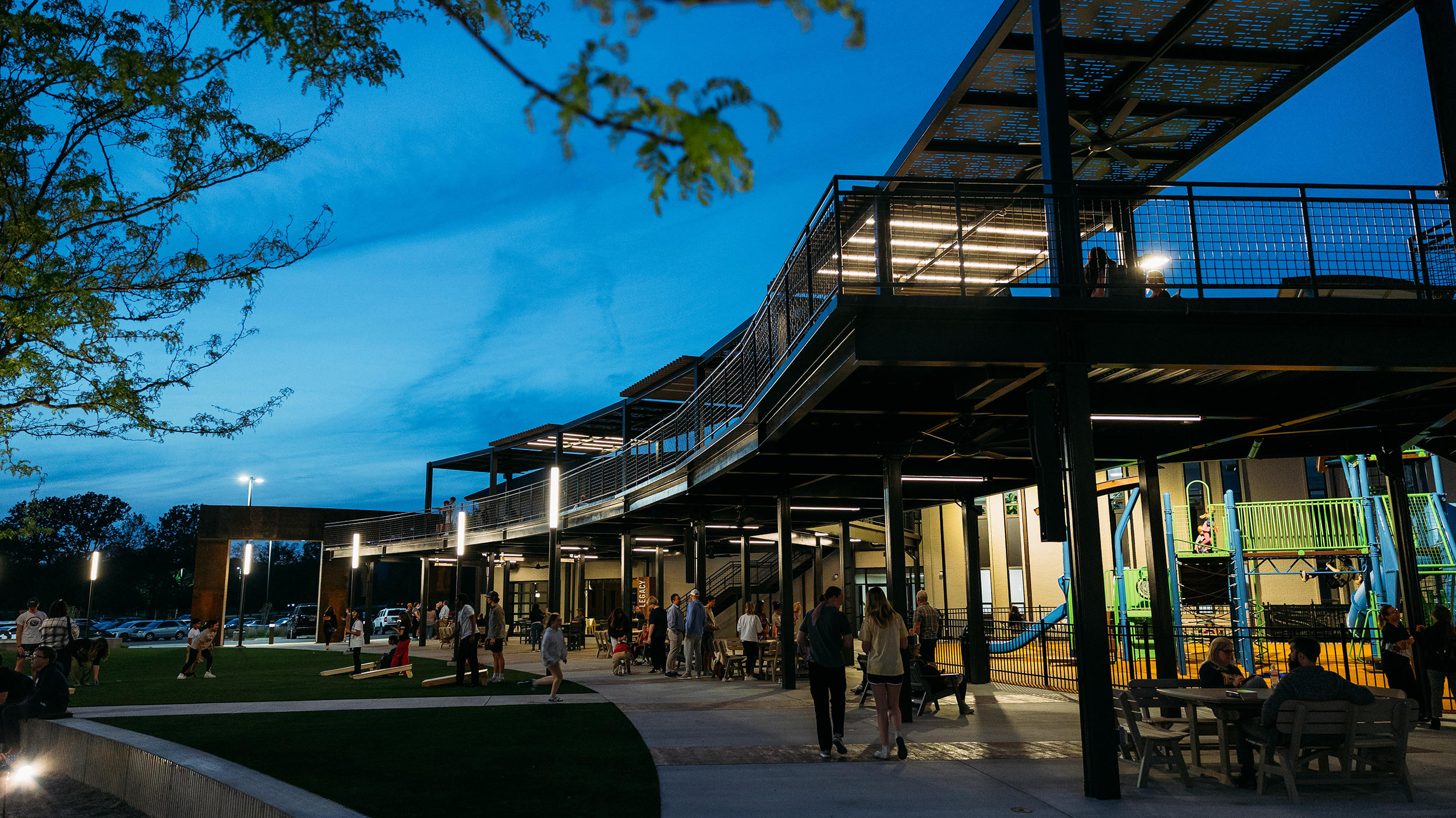 Legacy Park at Night